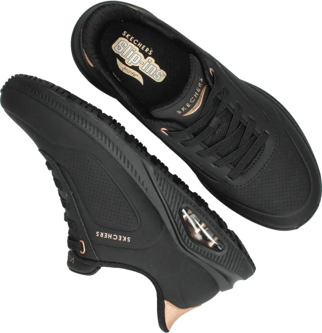 Skechers Arch Fit Uno Sneakers - Zwart - afbeelding 4 van 6