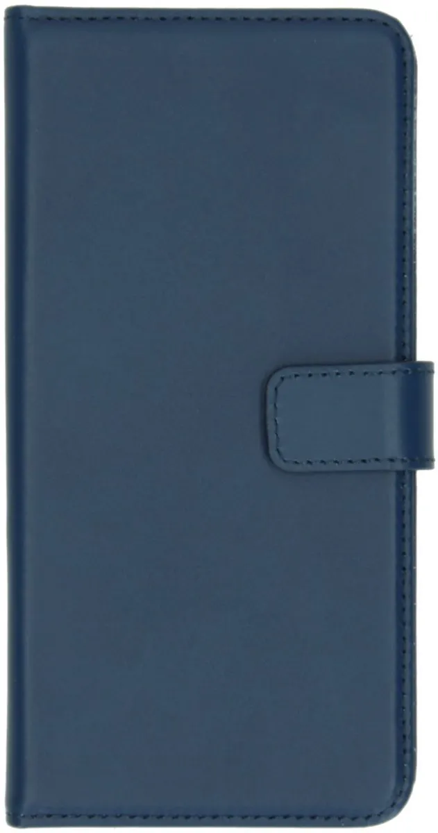 Selencia Hoesje Samsung Galaxy A51 - Echt Lederen Bookcase 3 Pasjes - Blauw