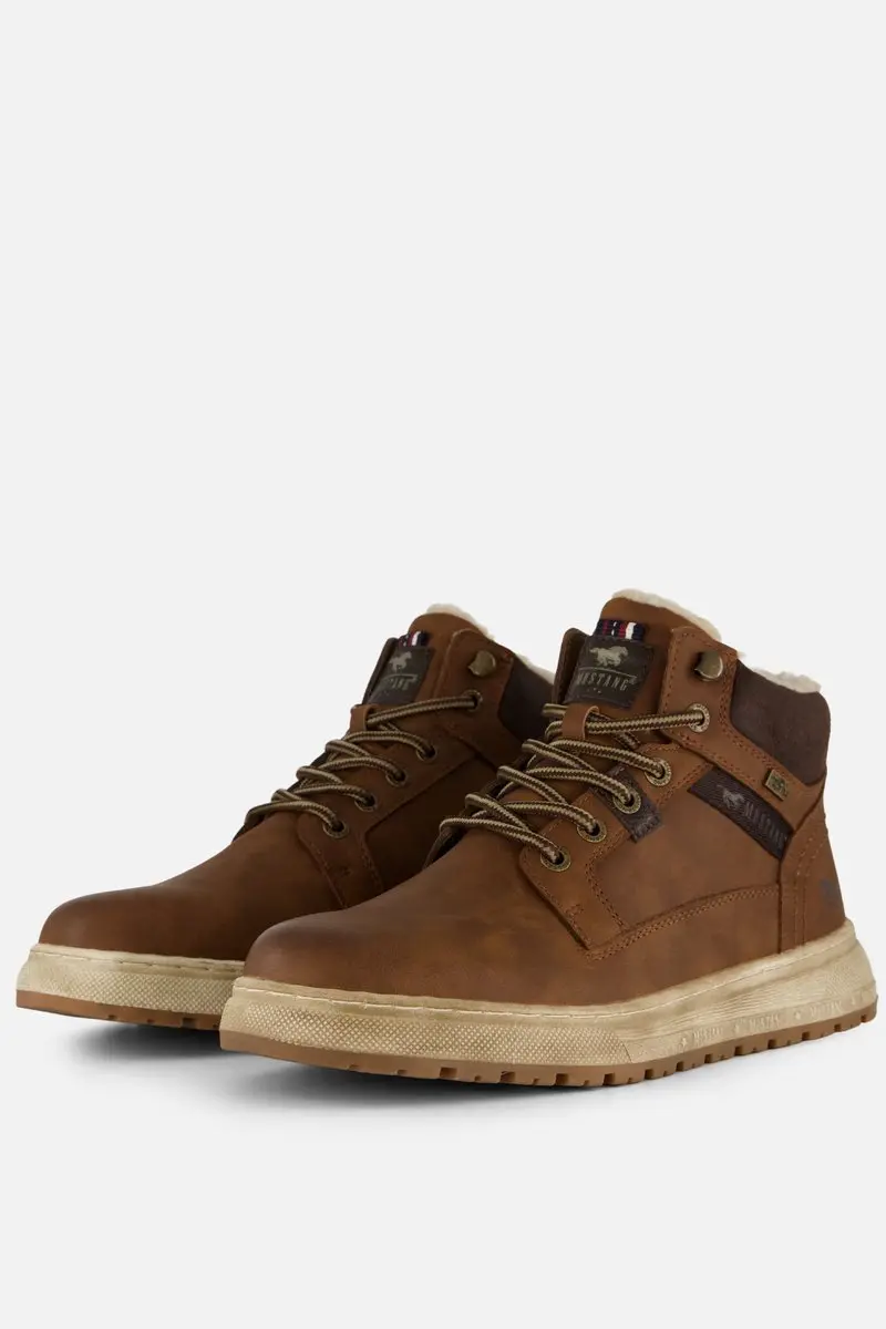 Mustang Veterboots cognac Pu