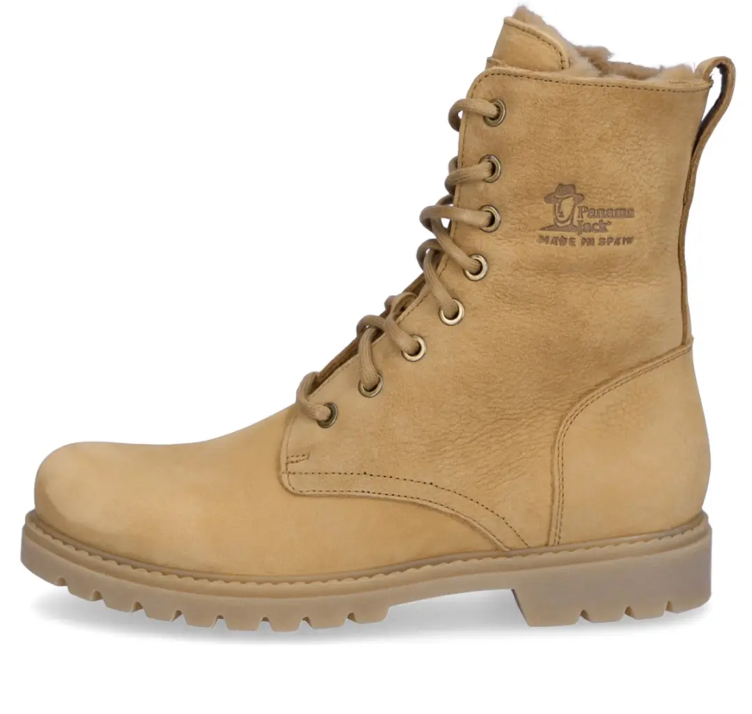 Panama Jack Frisia B8 Dames Veterboots Cognac - Maat 37
