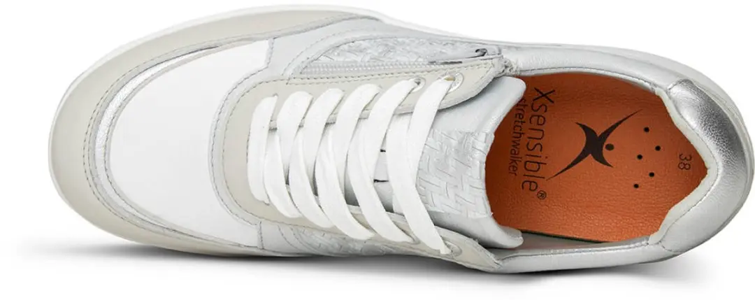 Xsensible Pristina HX 806 Dames Sneakers - Lichtgrijs - Maat 37 - afbeelding 3 van 5