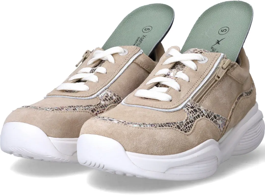 Xsensible Stretchwalker Sneakers SWX11 - Dames - Beige - 41½ - afbeelding 6 van 6