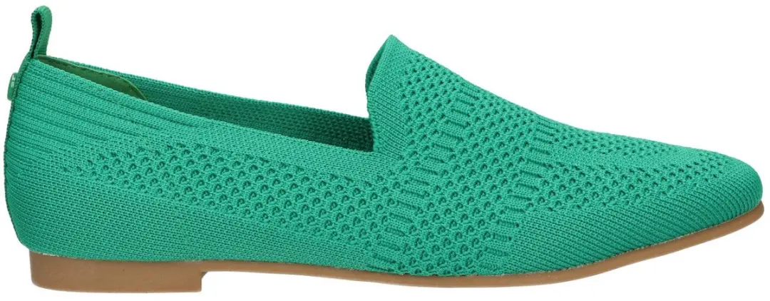 La Strada Loafer Groen Knitted - Damesschoenen - Maat - 38
