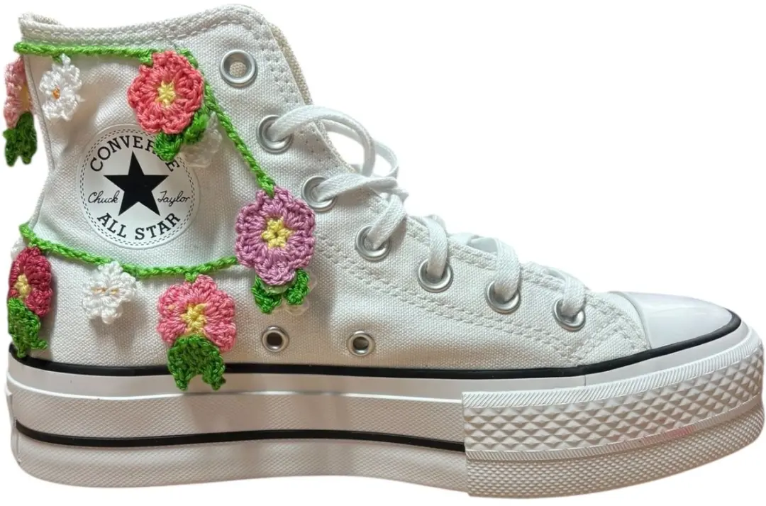 Converse Ctas Lift Canvas Crafted Flowers