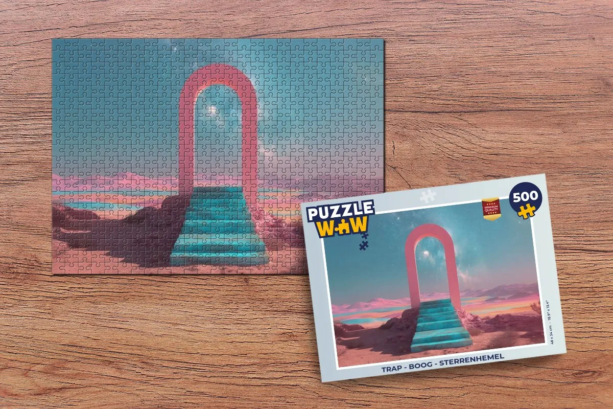 PuzzleWow Trap - Boog - Sterrenhemel Legpuzzel 500 Stuks