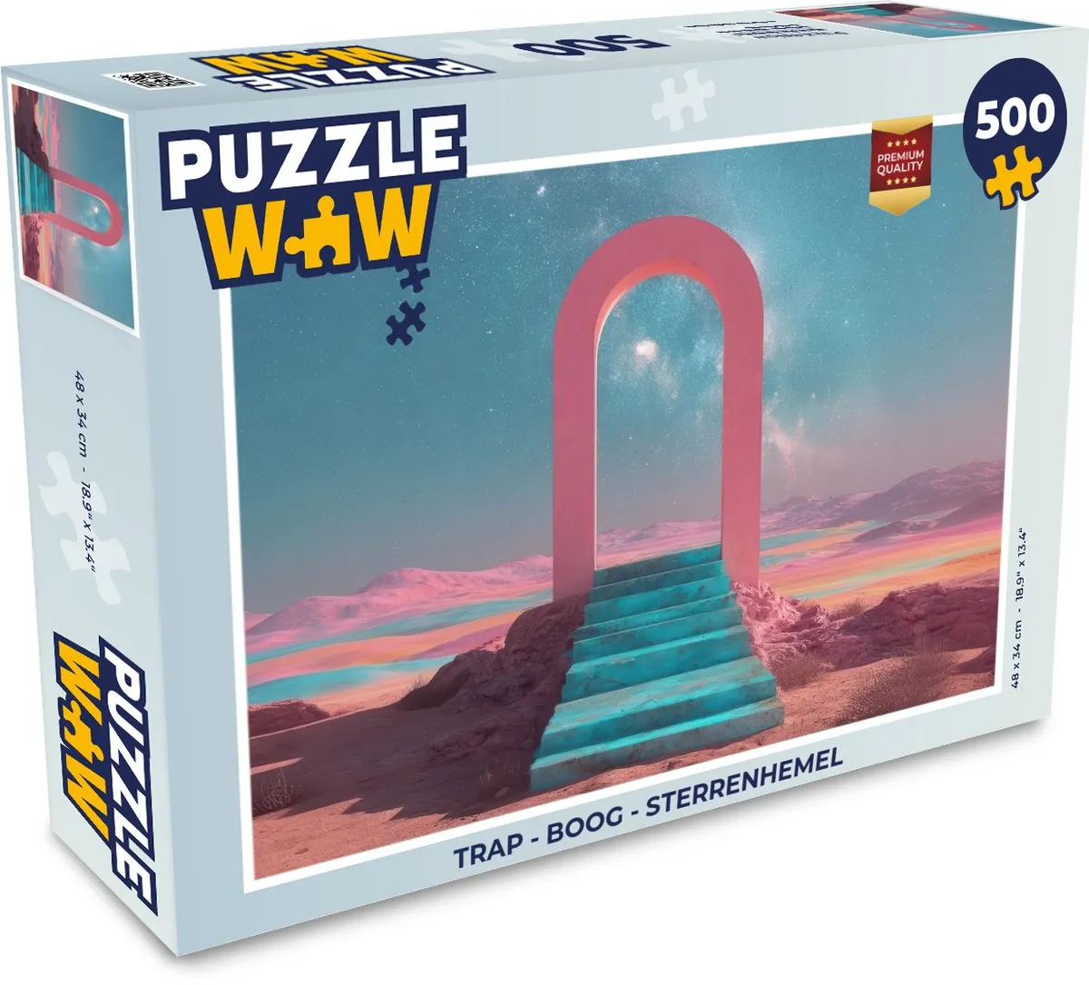 PuzzleWow Trap - Boog - Sterrenhemel Legpuzzel 500 Stuks