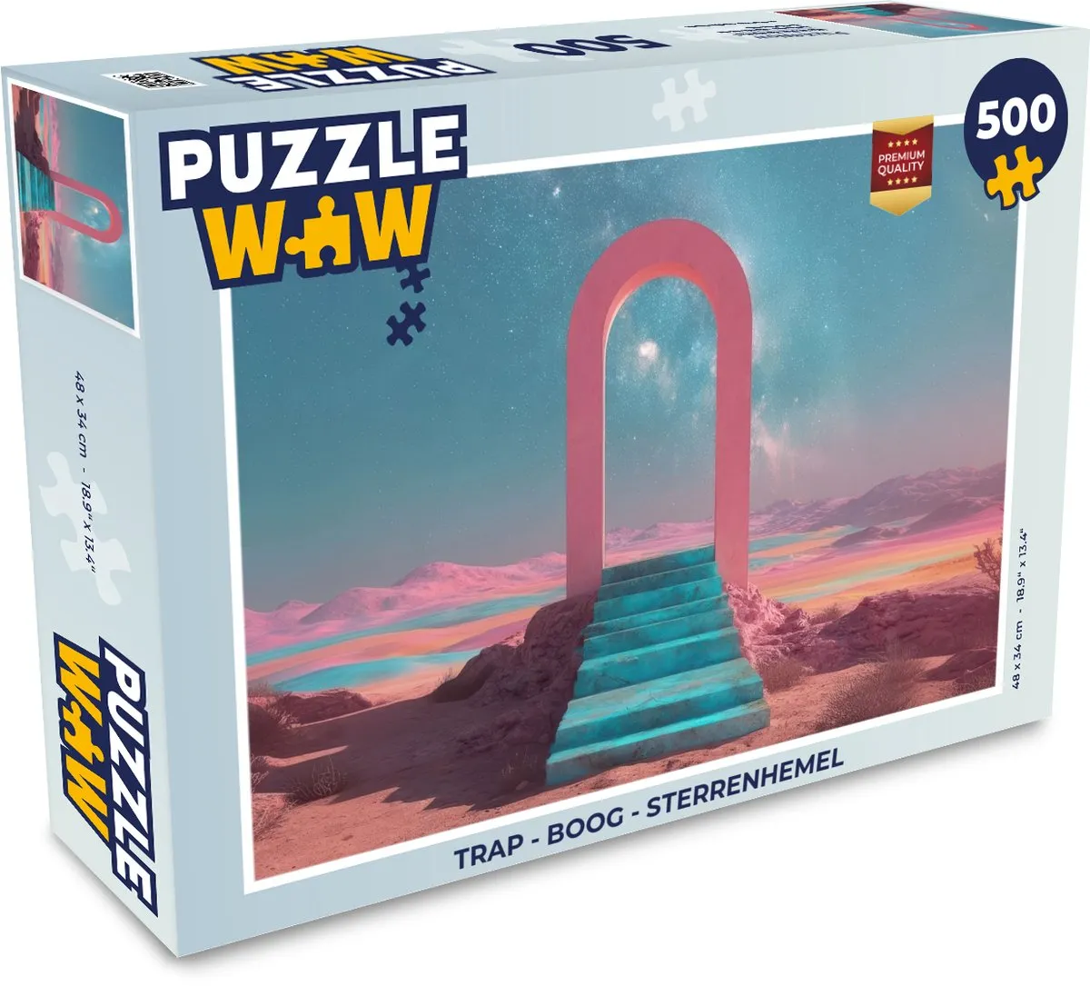 PuzzleWow Trap - Boog - Sterrenhemel Legpuzzel 500 Stuks