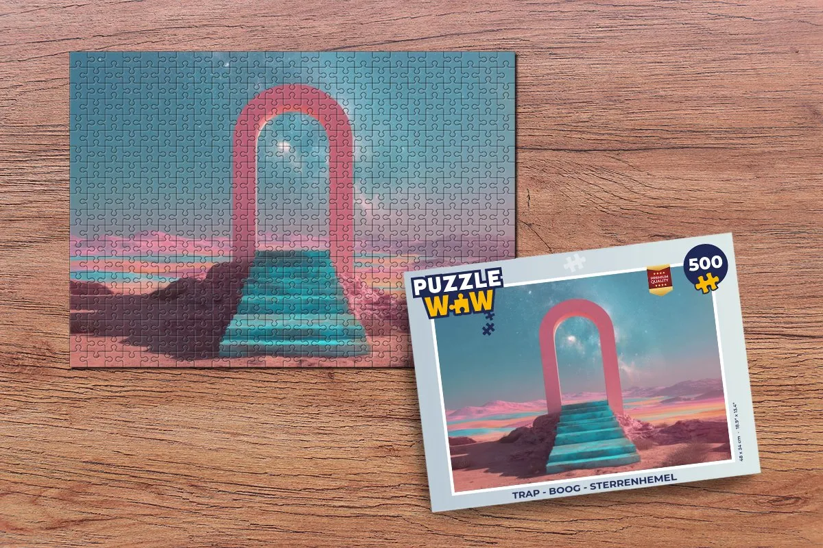 PuzzleWow Trap - Boog - Sterrenhemel Legpuzzel 500 Stuks