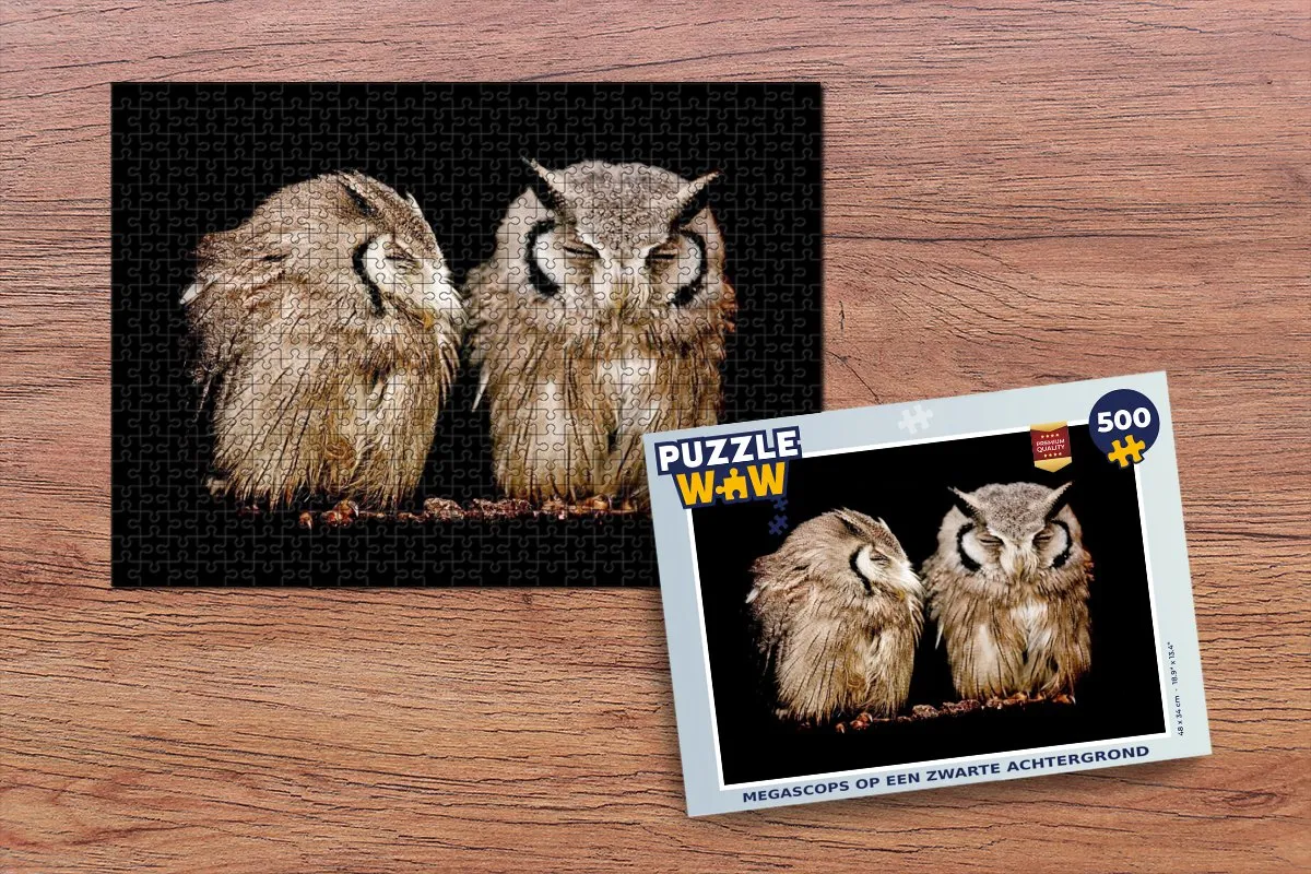 PuzzleWow Vogel Legpuzzel 500 Stuks - Multicolor
