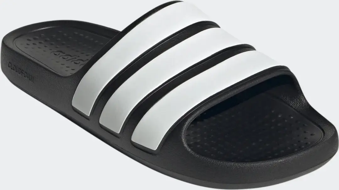 Adidas Adilette Flow Soft-Cushioning Slippers - Zwart/Wit - afbeelding 5 van 6