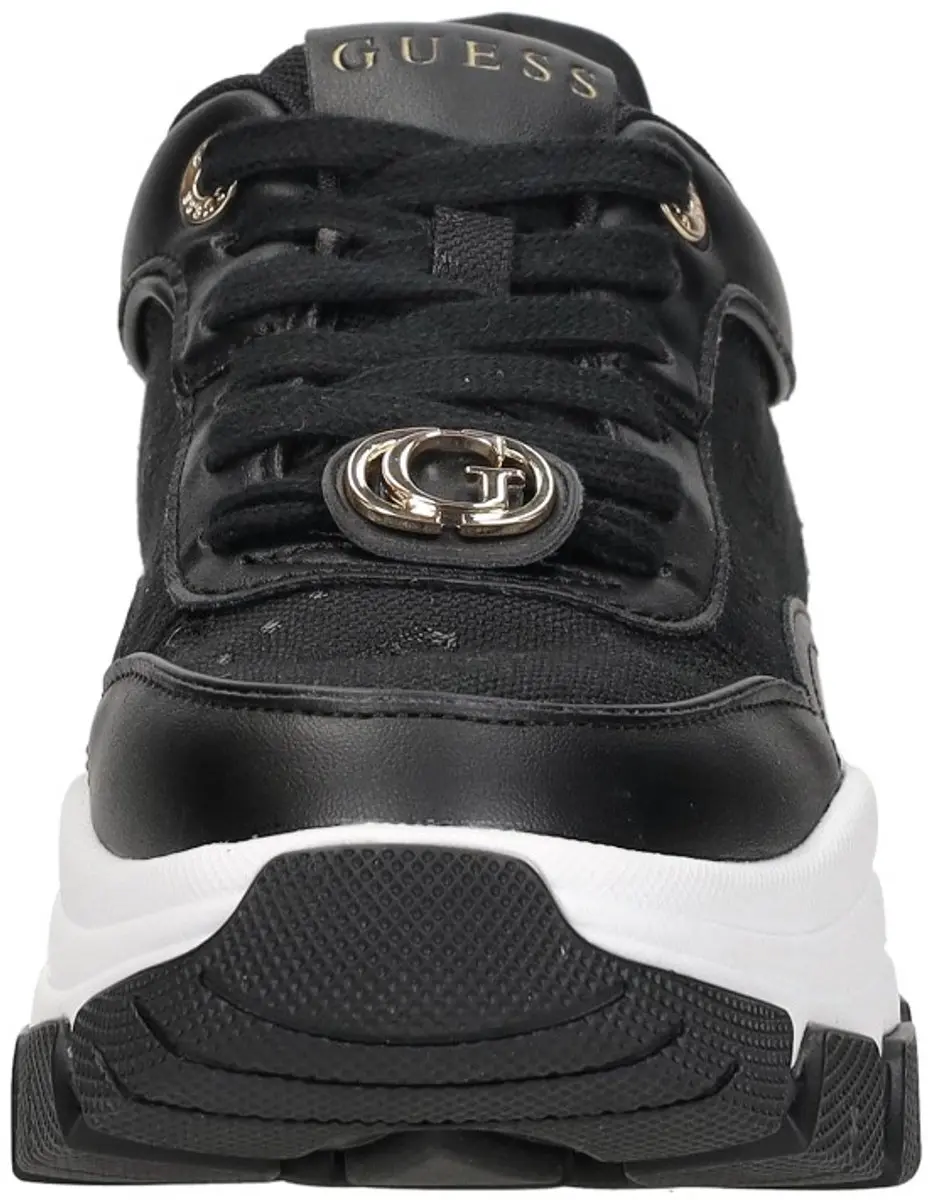 Guess Berrett 2 Sneakers Laag - Zwart - afbeelding 3 van 6