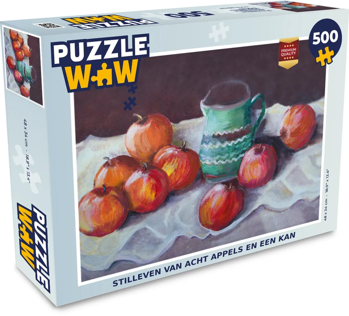 PuzzleWow Appels Legpuzzel 500 Stuks - Multicolor