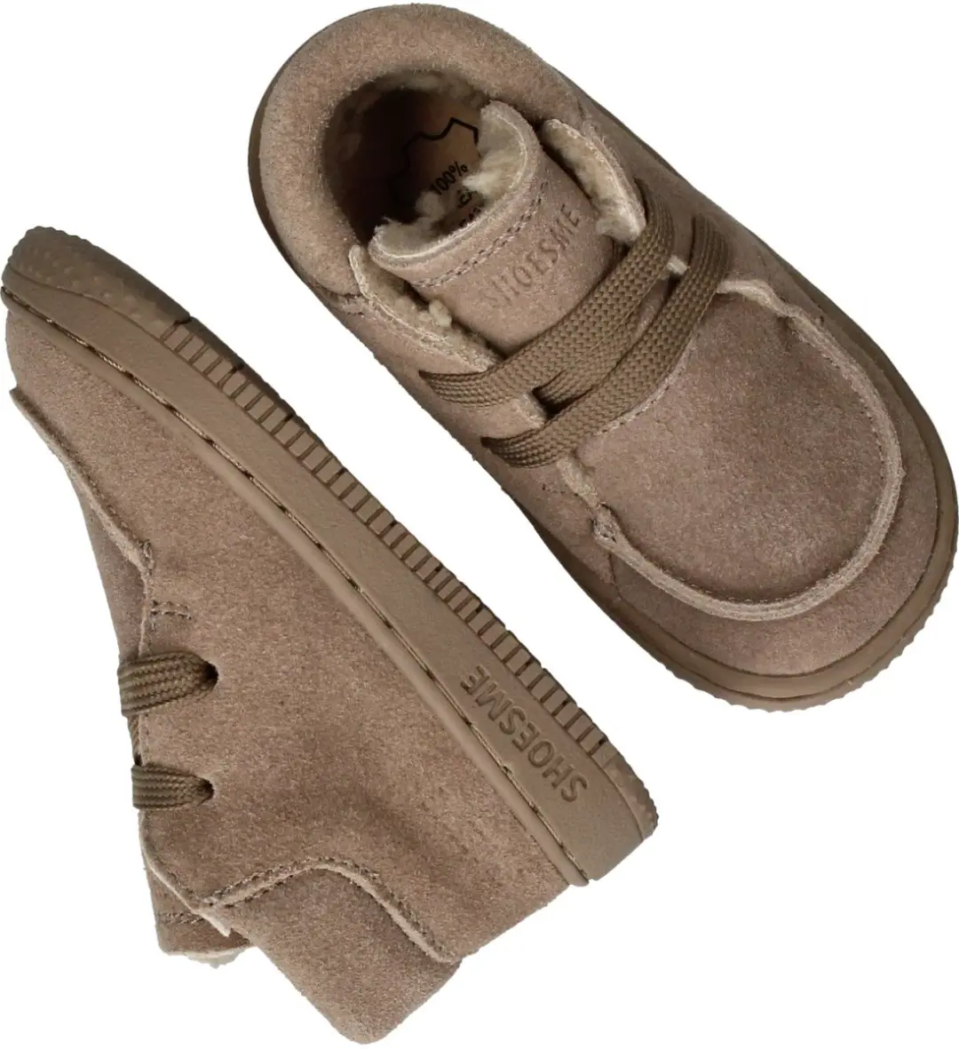 Shoesme Veterschoenen Jongens 25 - Taupe - afbeelding 2 van 6