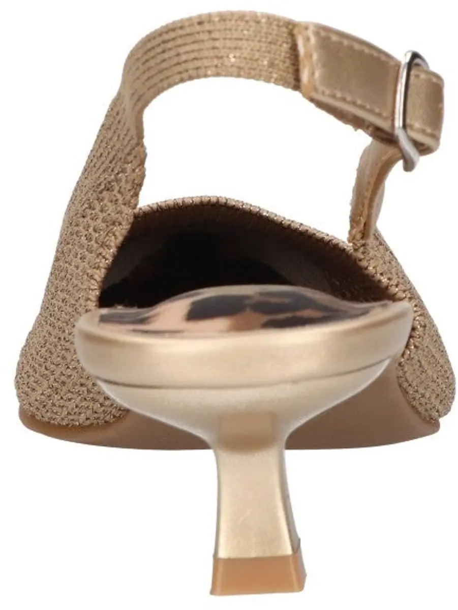 La Strada Slingback Goud Knitted - Damesschoenen 38 - afbeelding 3 van 5