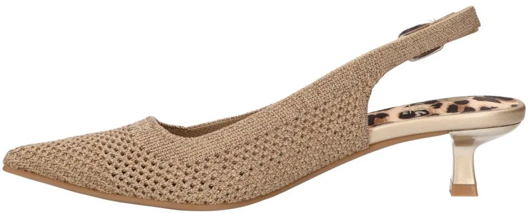 La Strada Slingback Goud Knitted - Damesschoenen 38 - afbeelding 2 van 5