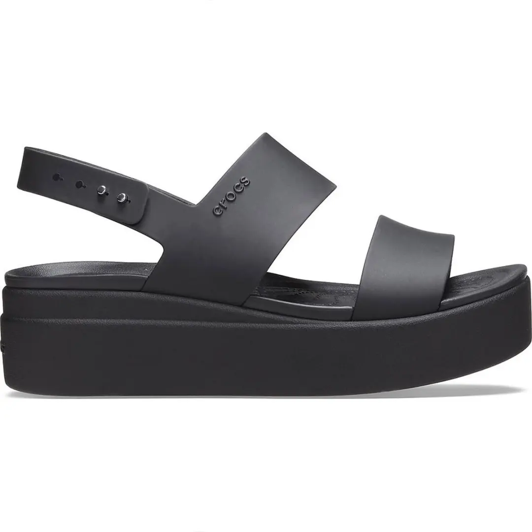 Crocs Brooklyn Low Wedge Sandaal 206453 - Maat 39/40 - Zwart - afbeelding 6 van 6