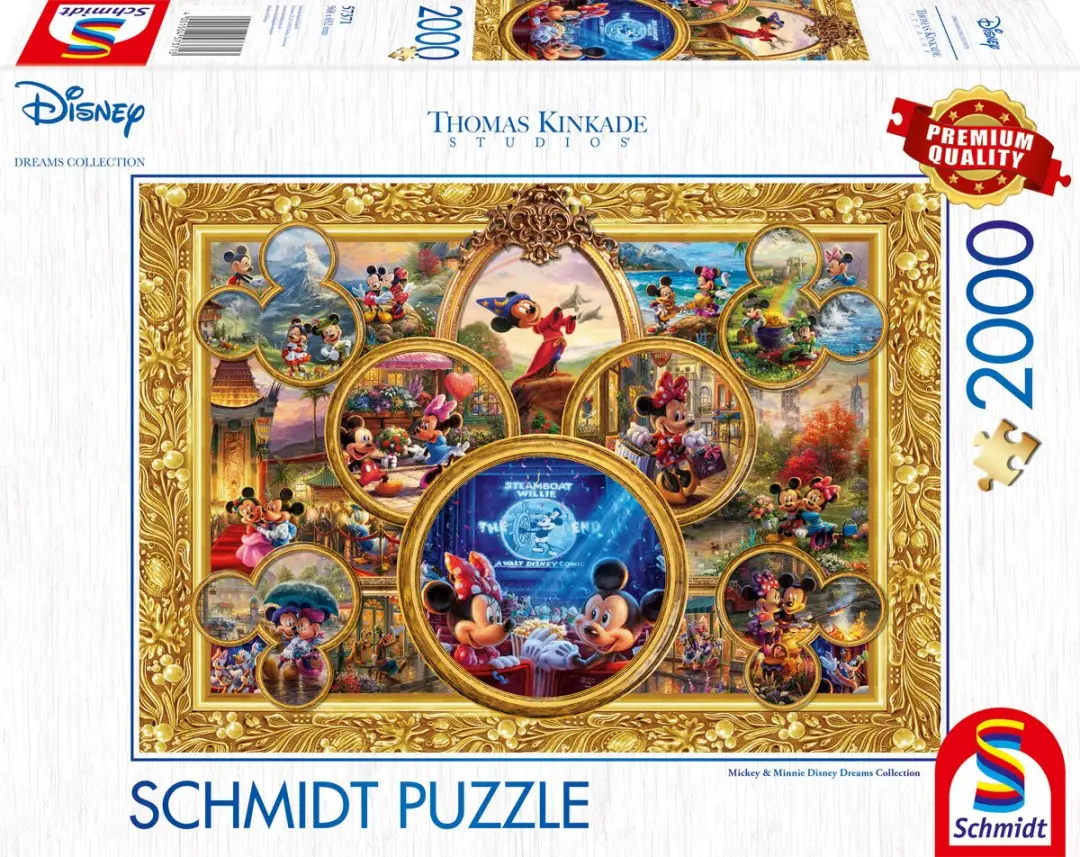 Schmidt Mickey Mouse Legpuzzel 2000 Stuks - 57371