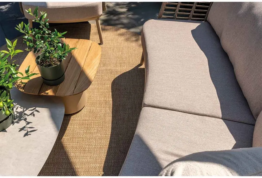 4 Seasons Outdoor Taste Puglia Loungeset 5 Zitplekken - 3-delig Taupe - afbeelding 5 van 6