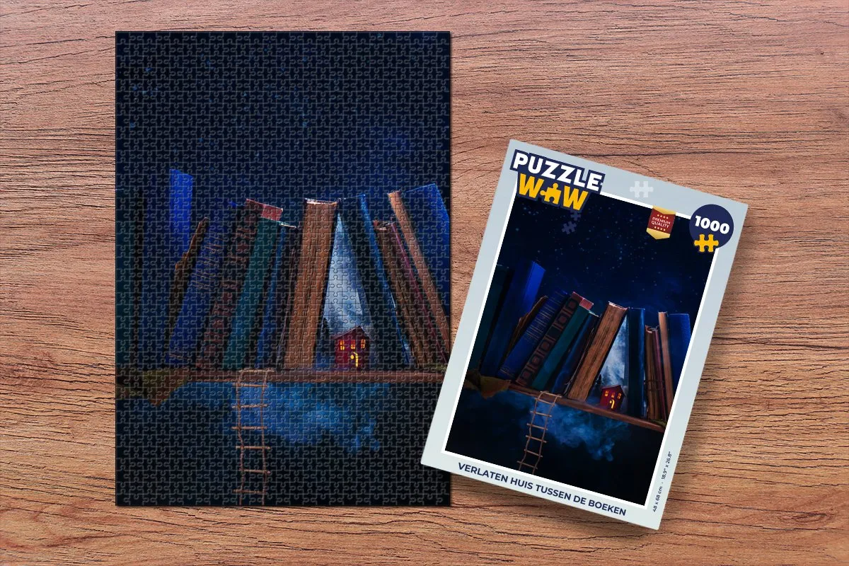 PuzzleWow Verlaten Huis Legpuzzel 1000 Stuks
