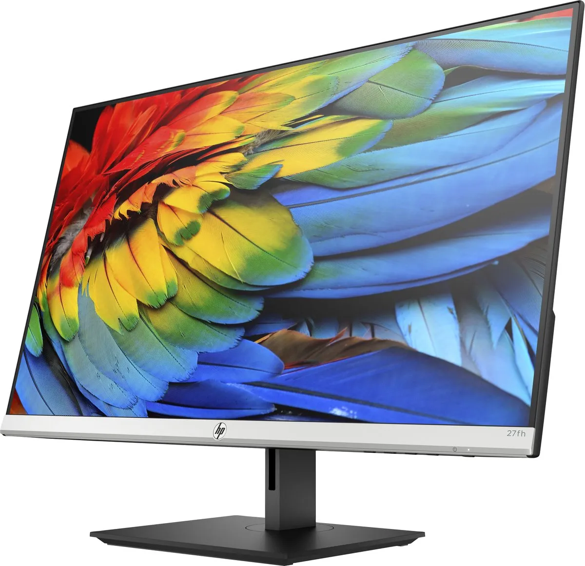 HP 27fh 27" Full HD LED Monitor - Zwart/Zilver