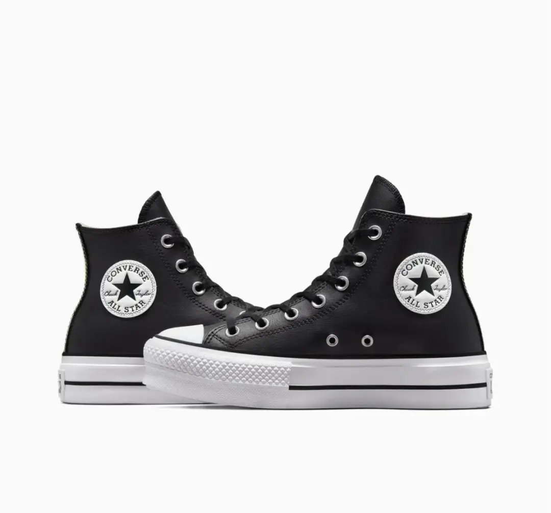 Converse Chuck Taylor All Star Lift Hi Sneaker - Zwart - afbeelding 5 van 6