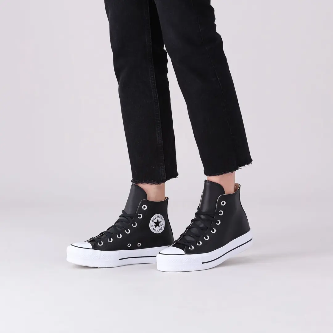 Converse Chuck Taylor All Star Lift Hi Sneaker - Zwart - afbeelding 6 van 6