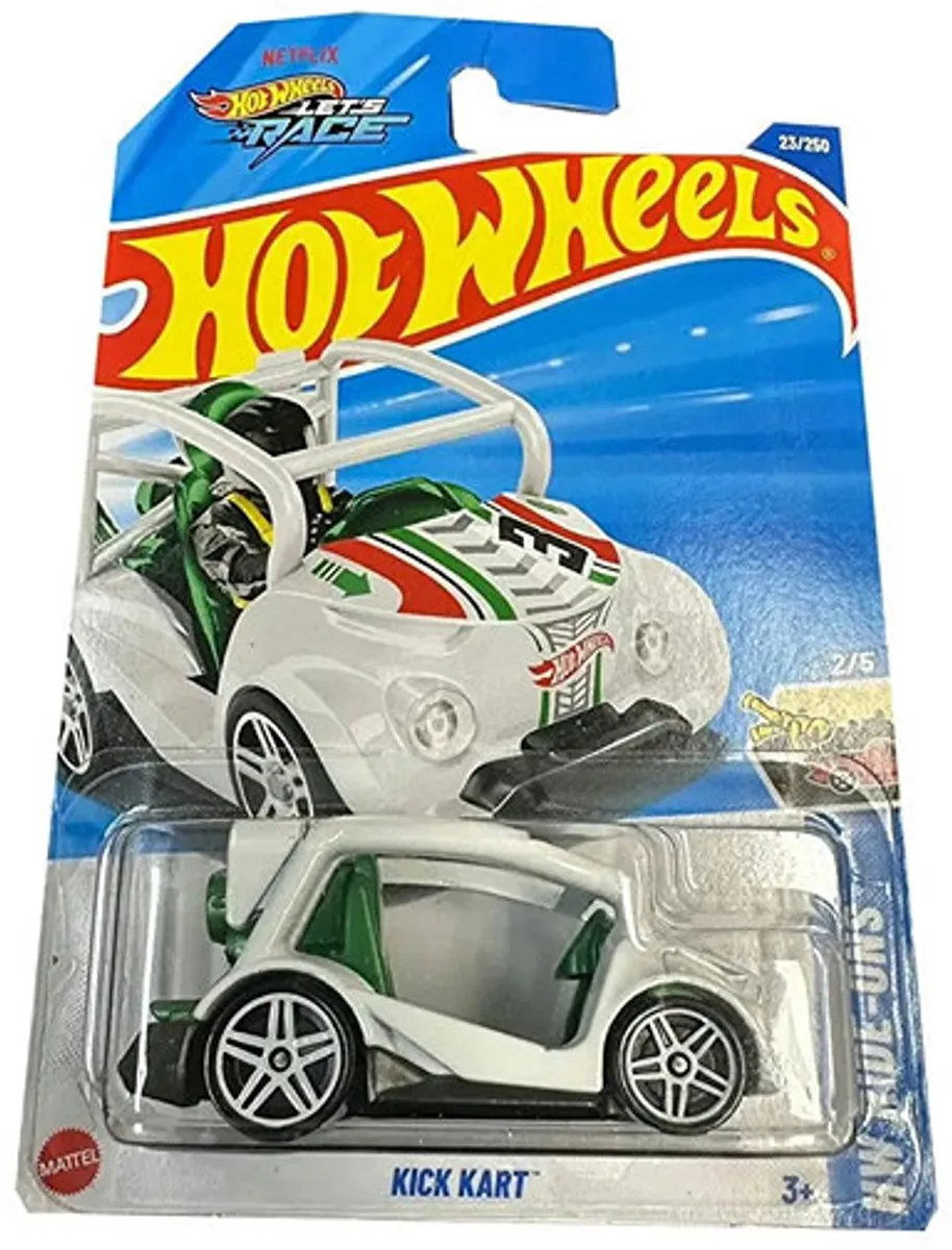 Hot Wheels Kick Kart White 21A