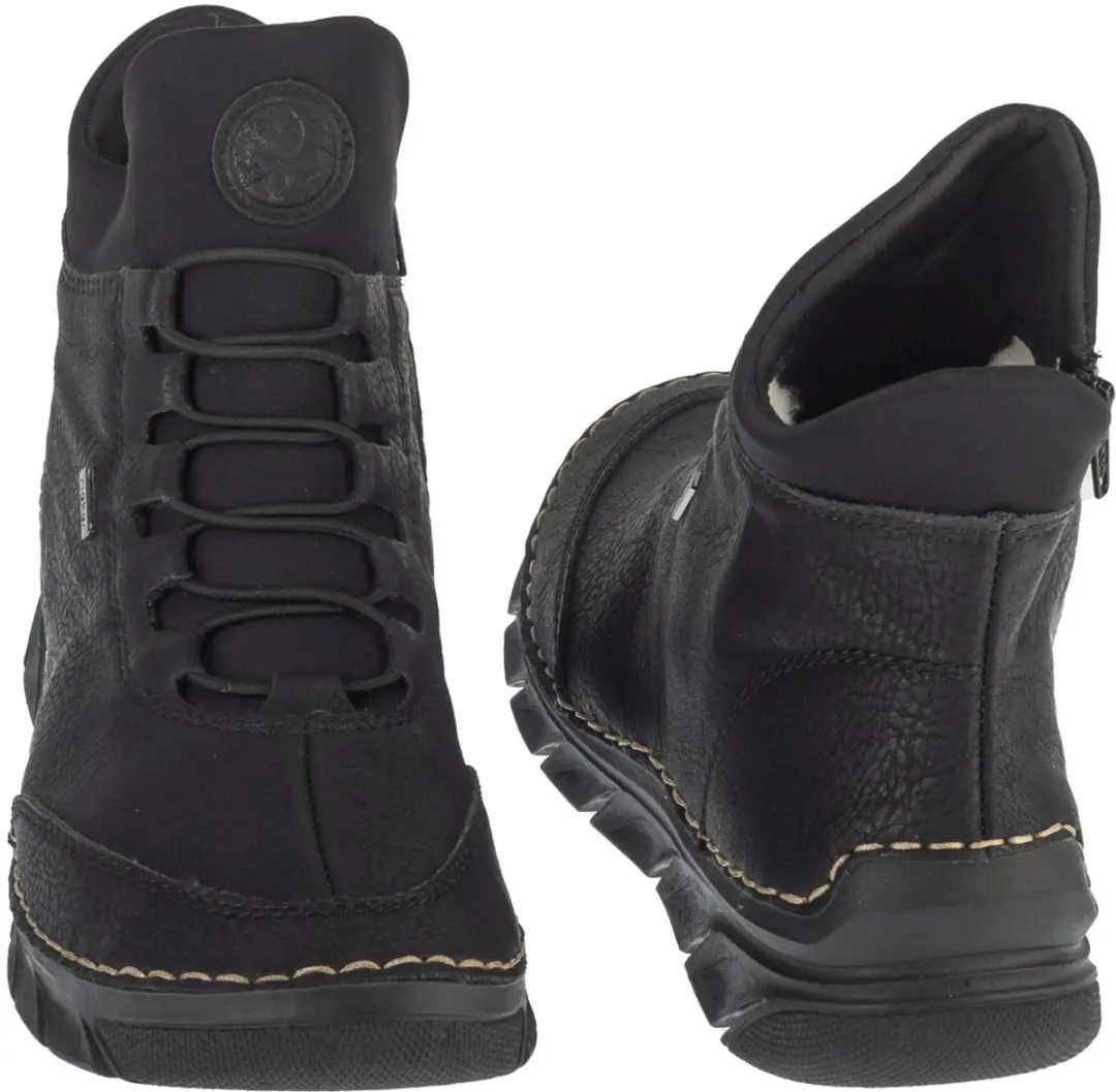 Rieker 55069 Booties - Vrouwen - Zwart - Maat 37
