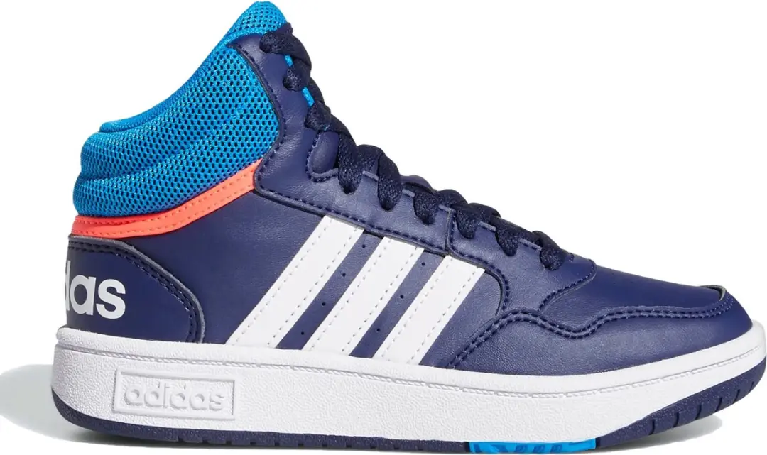 adidas Performance Hoops Mid Schoenen - 38 2/3 - Blauw - afbeelding 2 van 6