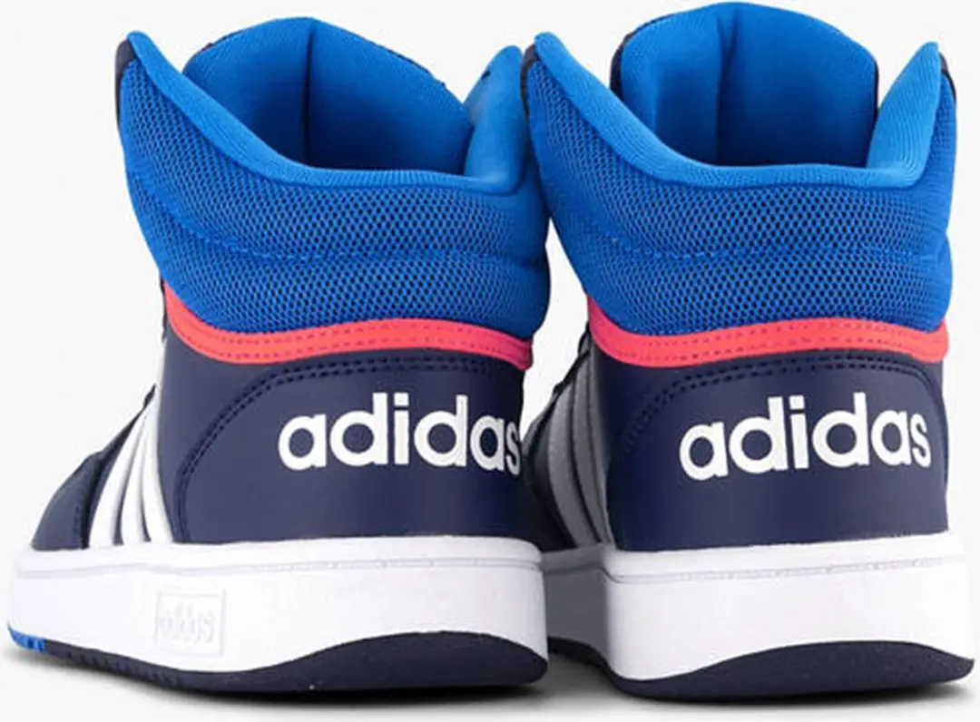 adidas Performance Hoops Mid Schoenen - 38 2/3 - Blauw - afbeelding 4 van 6