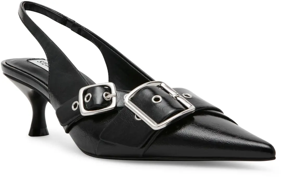 Steve Madden Lezley Damesschoenen - 37 - Zwart - afbeelding 2 van 2