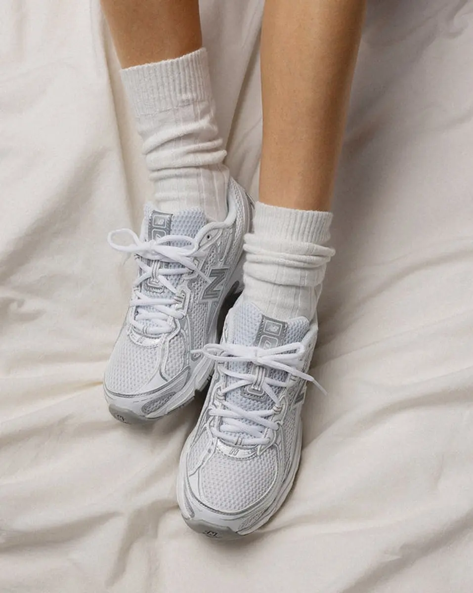 New Balance 740 Dames Sneakers - Wit/Zilver - afbeelding 6 van 6