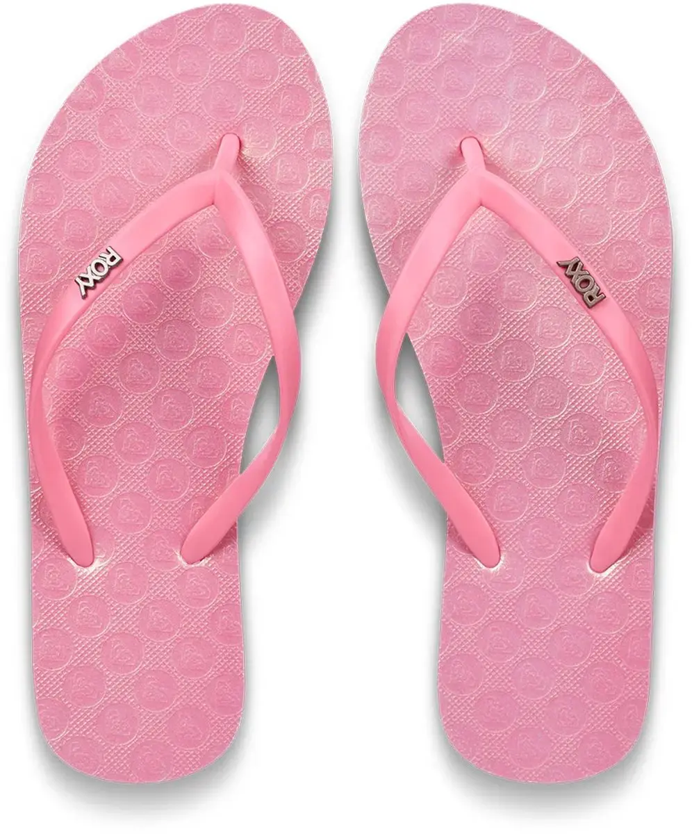 Roxy Viva Iridescent Teenslipper - Roze - afbeelding 3 van 4