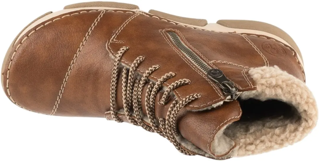 Rieker Vrouwen Laarsjes 45931-24 - Bruin - Maat 39