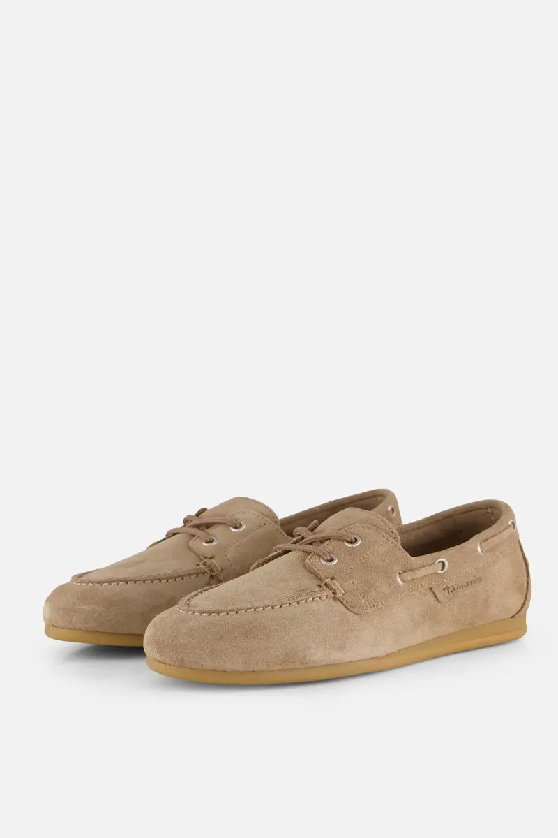 Tamaris Bootschoenen taupe Suède