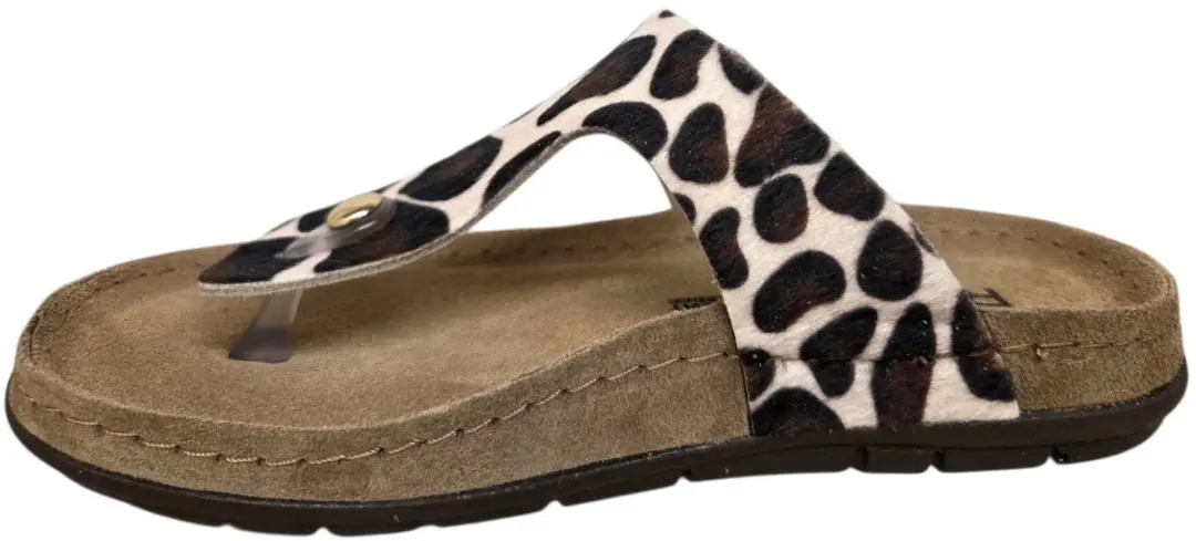 Rohde 5895 72 Teenslipper - Bruin Koeienprint - 43
