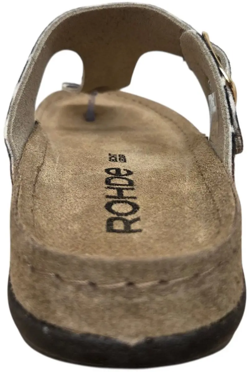 Rohde 5895 72 Teenslipper - Bruin Koeienprint - 43