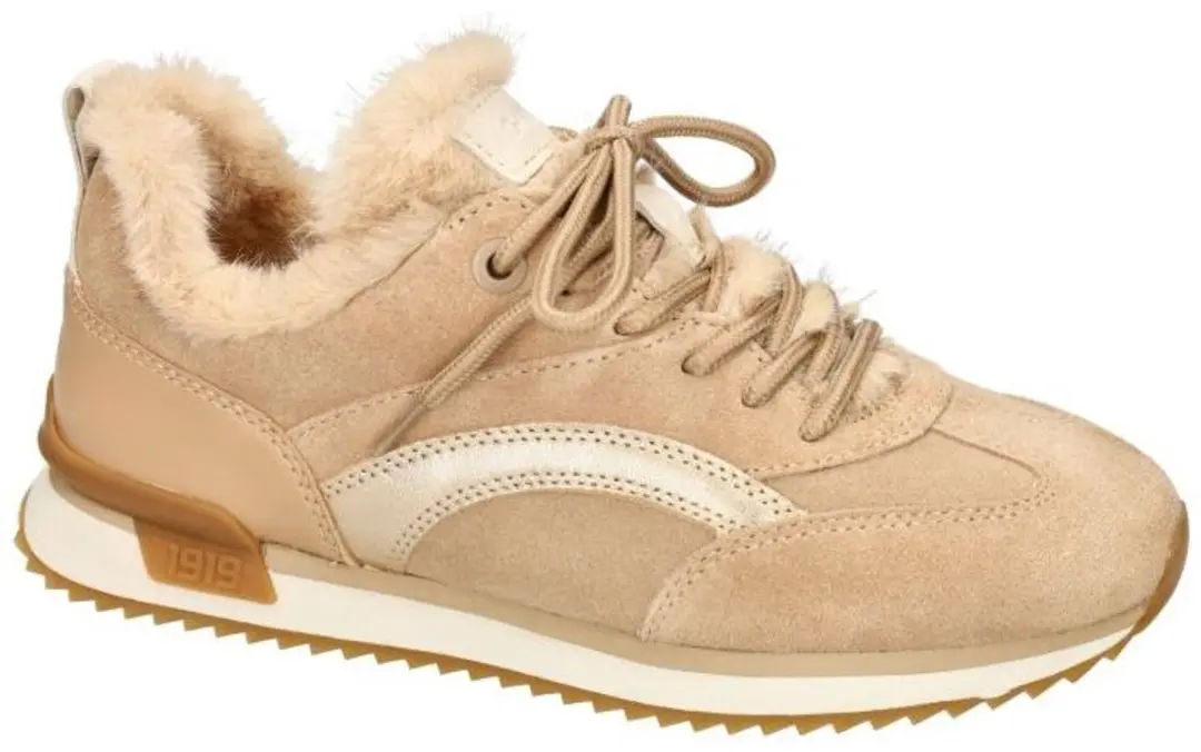 Gabor Sneakers Warm beige Leer