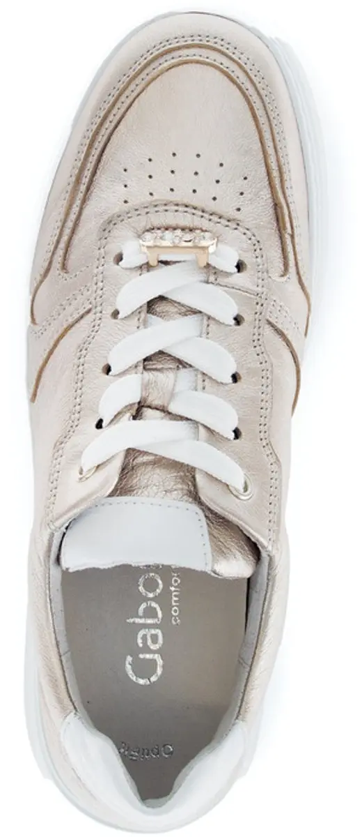 Gabor 66.485.82 Dames Sneakers - 37,5 - Metallic