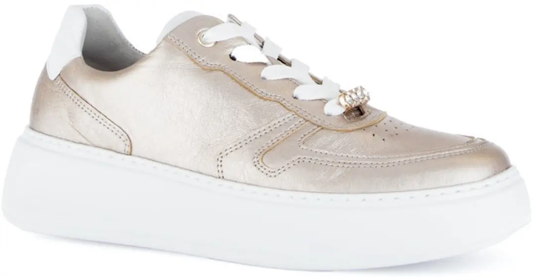 Gabor 66.485.82 Dames Sneakers - 37,5 - Metallic