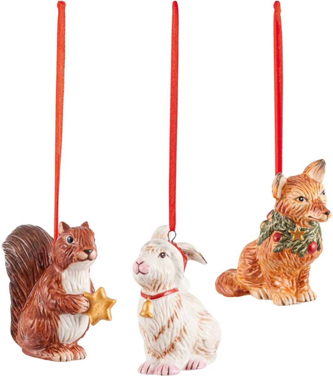 Villeroy & Boch Nostalgic Ornaments Waldtiere Set