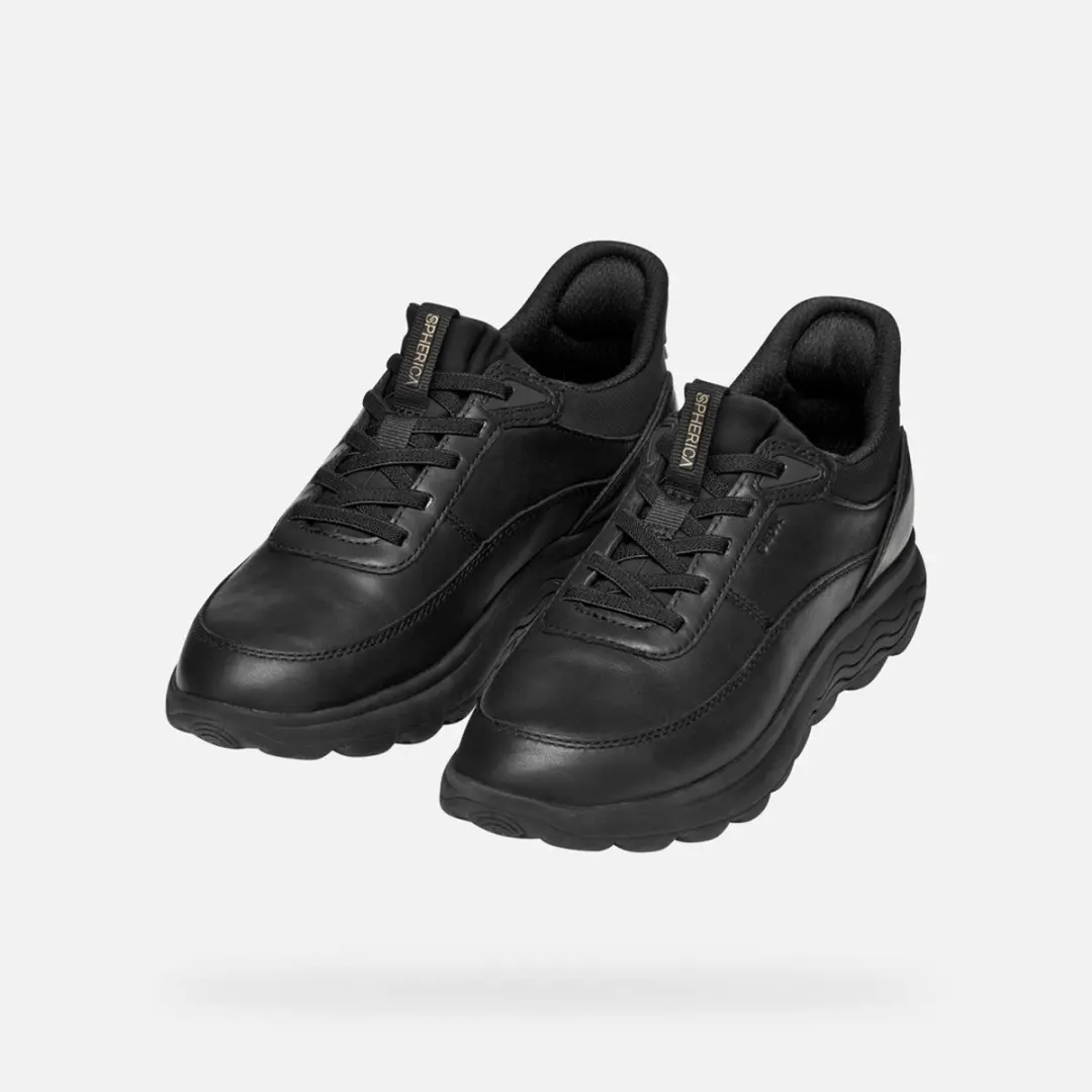 Geox Spherica Plus Dames Sneakers - 36 - Zwart - afbeelding 5 van 6