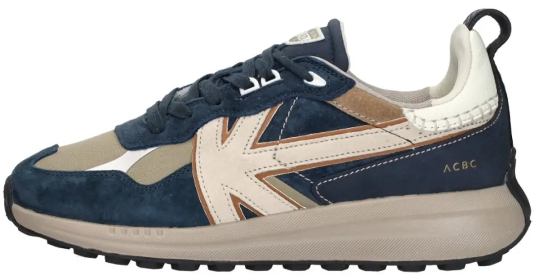 Kaotiko Vancoouver Artisan Sneakers Laag - Blauw - afbeelding 2 van 6