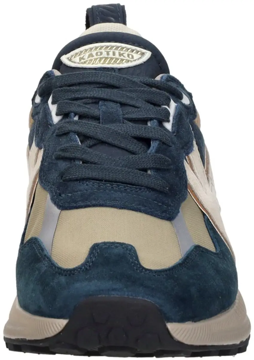 Kaotiko Vancoouver Artisan Sneakers Laag - Blauw - afbeelding 3 van 6