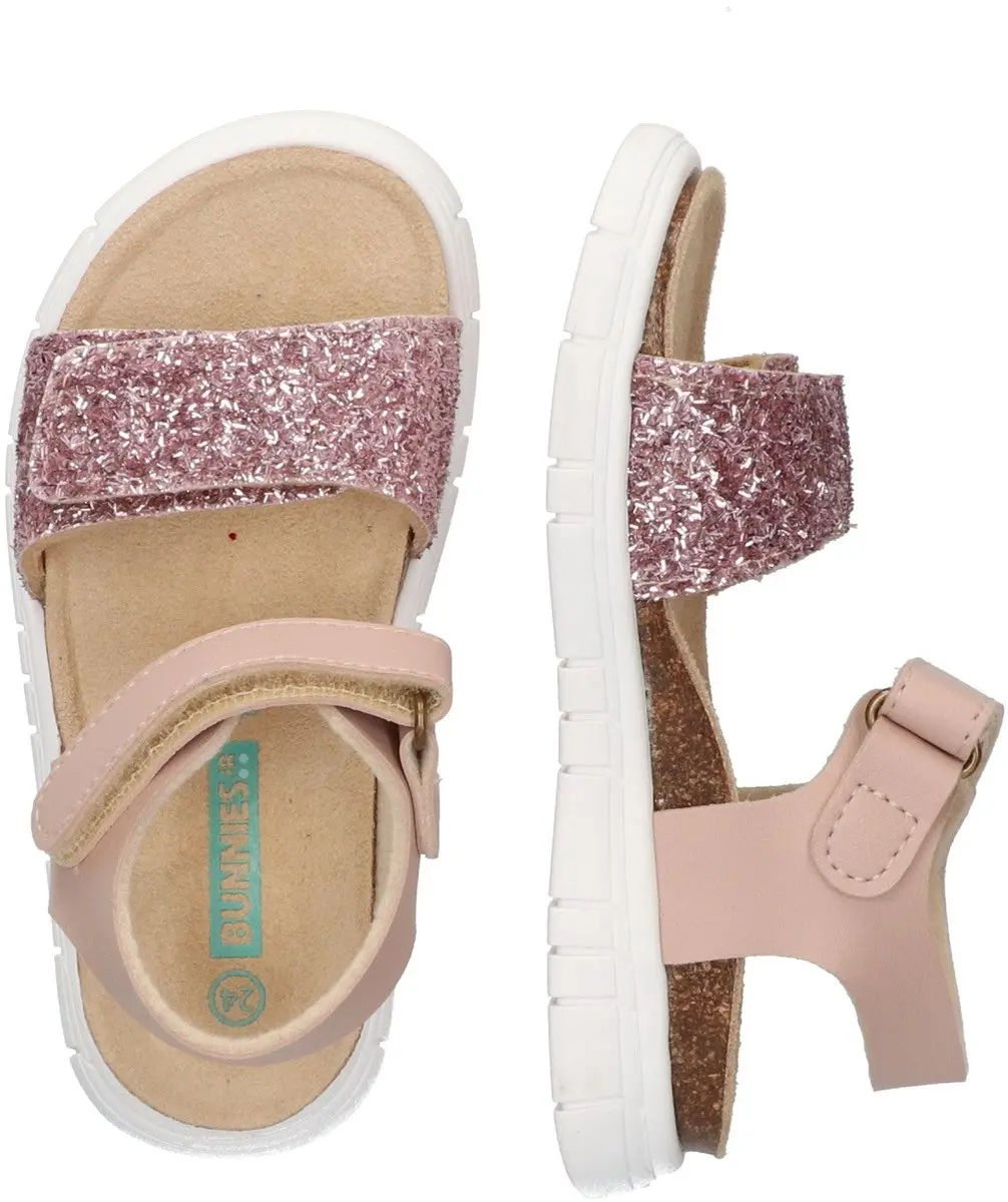 BunniesJR Bregje Beach Platte Sandalen - Roze 33 - afbeelding 2 van 6
