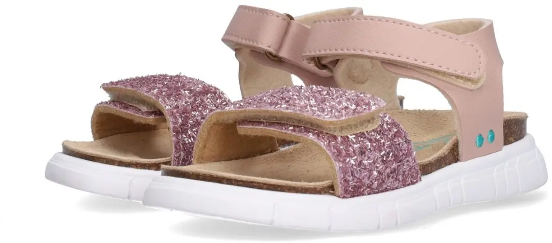 BunniesJR Bregje Beach Platte Sandalen - Roze 33 - afbeelding 6 van 6
