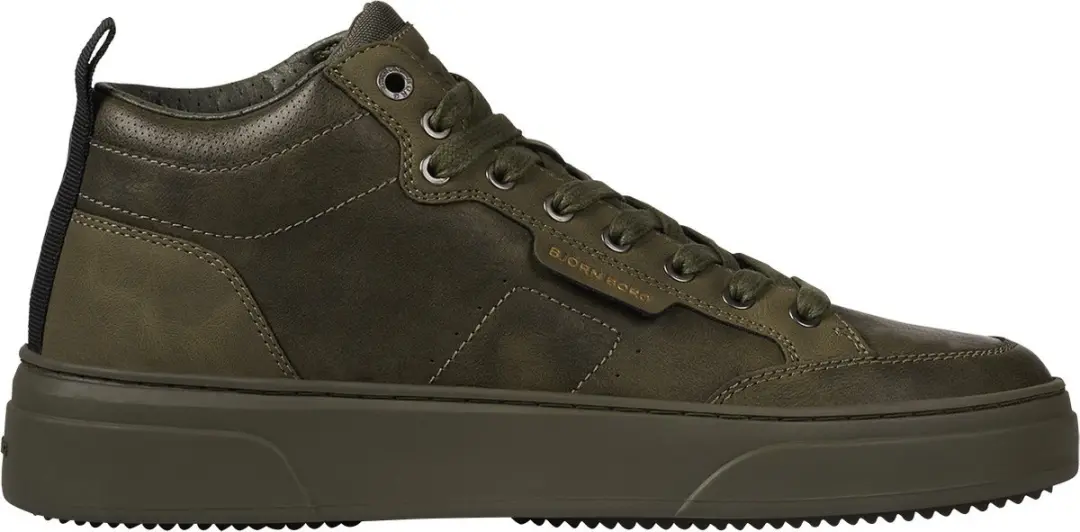 Björn Borg T1930 Mid M Sneakers - 41 - Olijfgroen - afbeelding 2 van 6