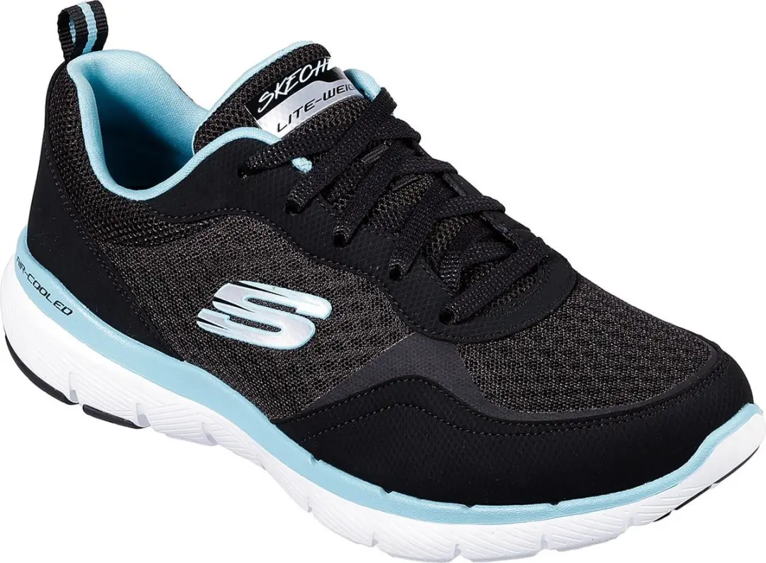 Skechers Sport Dames FLEX APPEAL 3.0 GO FORWARD Sneakers Dames Zwart