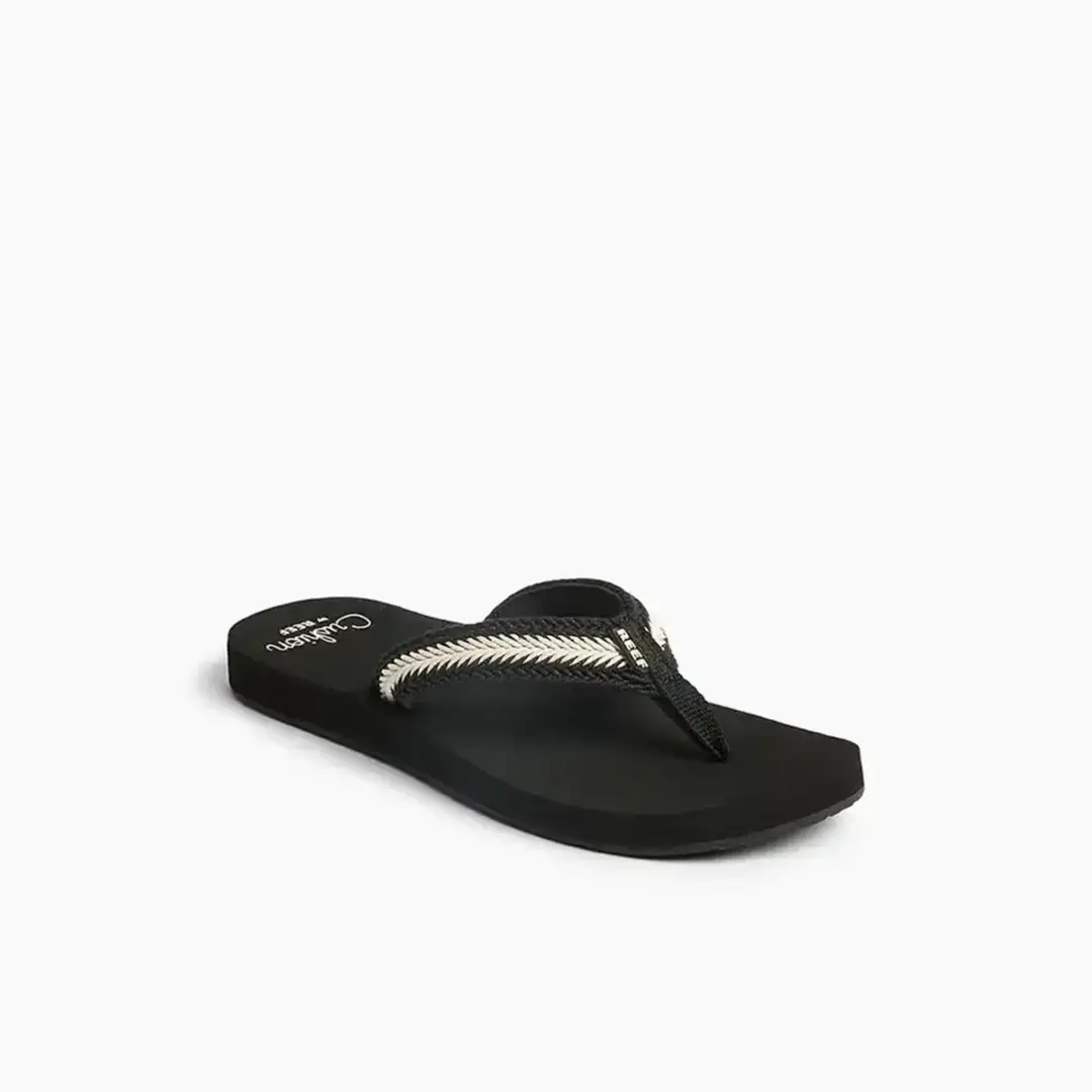 Reef Baja Maria Dames Slides CJ7339 - Zwart - afbeelding 6 van 6