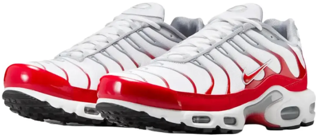 Nike Air Max Plus IF6224-101 - Sneakers - Wit/Rood - afbeelding 4 van 5